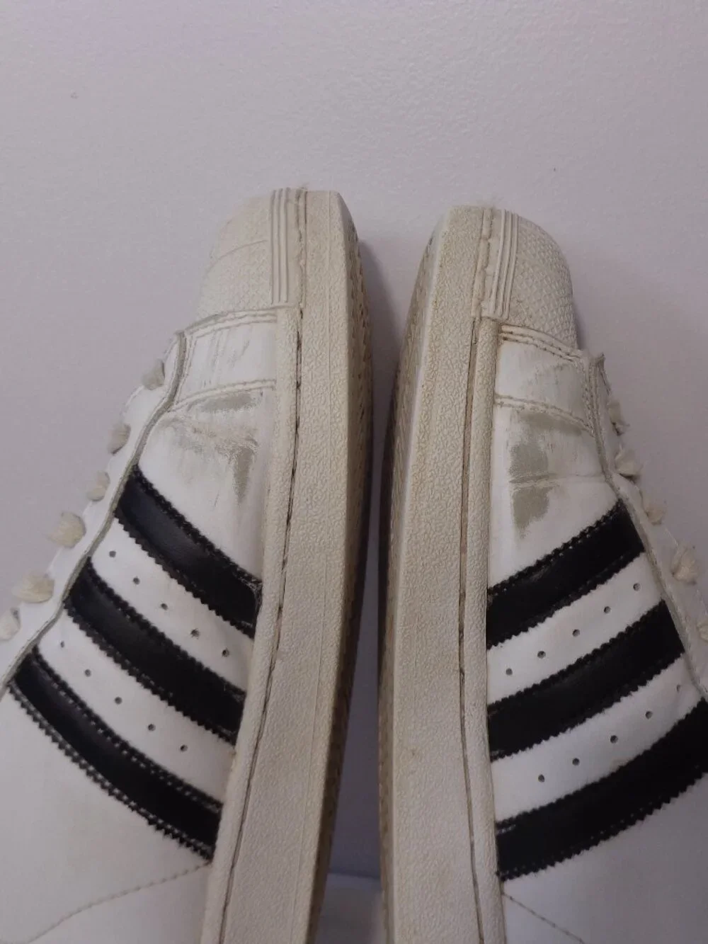 Adidas Pro Model High Top Sneakers White‎ Black Shell Toe Men's Shoes Sz 7